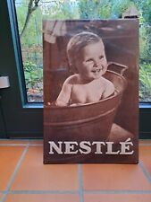 Wegen Haushaltsverkleinerung :  Älteres Blechschild, Kopie 40x 60cm