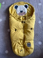 Mucki Fußsack (für Babyschale geeignet) senfgelb