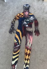 MorphCostumes ZOMBIE CLOWN JAW DROPPER Morph Suit Size S Adult Teens Morphsuit 