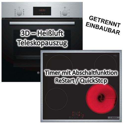 Herdset bosch heißluft - bosch,