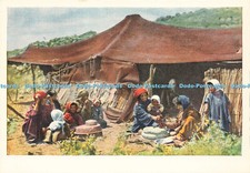 D149448 Paul Rommel. Beduinenzelt mit Frauen am Mahlstein. Richard Keutel