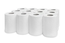 36 Handtuchrollen Mini für Tork M1 Putzpapier 65m 2 lagig Putzrollen Papierrolle