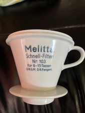 Kaffeefilter. Melitta