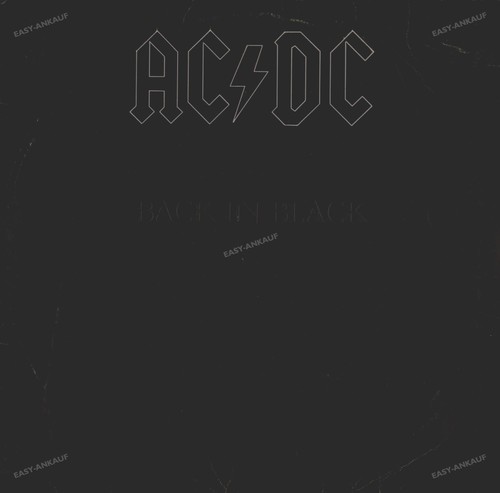Back black 1980 - ac/dc, in