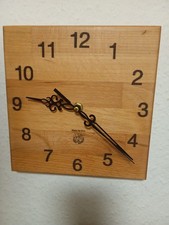Design Wanduhr Buche 20x20cm