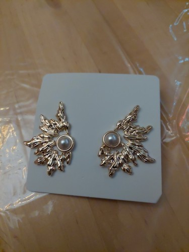 Ohrring gold farbend - ,