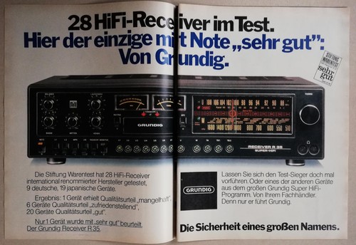 Grundig hifi receiver r35 - grundig, hifi-receiver