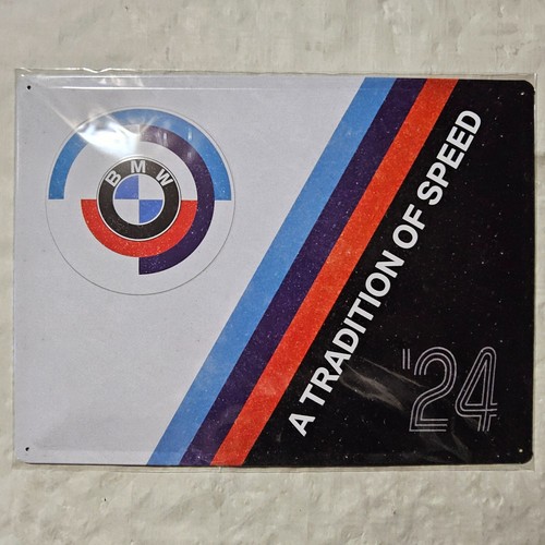 Blechschild bmw tradition - a, of