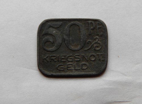 Hall pfennig 1918 zink - , 50