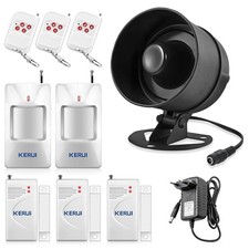 Alarmanlage Haus, Alarmanlage Wohnung 115dB mit 3 Türalarm 2 Bewegungsmelder ...
