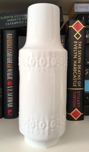 Weiße porzellan vase kpm - vase,
