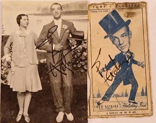 Fred astaire 2x signierte - astaire,