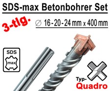 SDS-max Betonbohrer Set 3-tlg