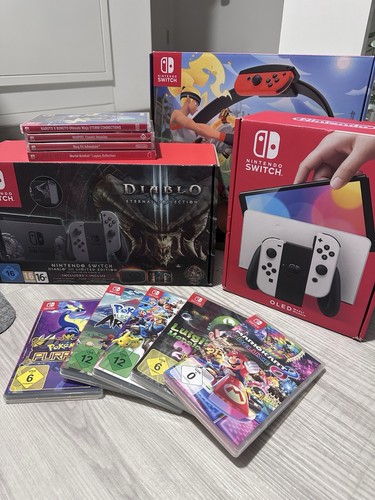Nintendo switch sammlung oled - nintendo,