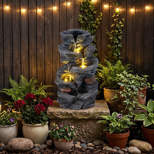 Stufiger springbrunnen - 5-stufiger,