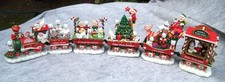 Danbury Mint , Westie Christmas - Weihnachts-Express-Set, 6 teilig, Rarität