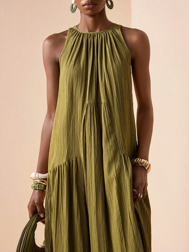 Langes damenkleid mit - langes,