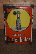 Original Altes Emailschild