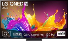 LG 75QNED86T6A Alpha 8 QNED 4K HDR10 Pro AirPlay 2 75 Zoll