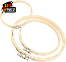 3 Stück Stickrahmen