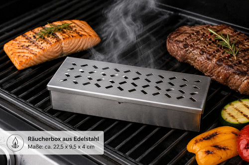 Räucherbox edelstahl smoker - edelstahl,