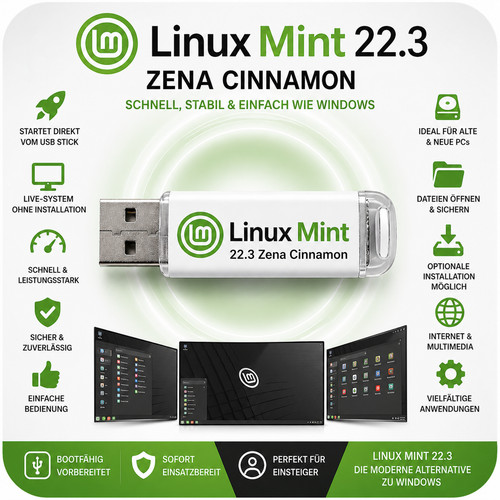 Linux mint zena usb stick - zena,
