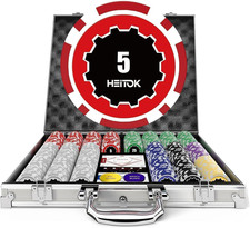 HEITOK Poker Set 500 Chips Mit