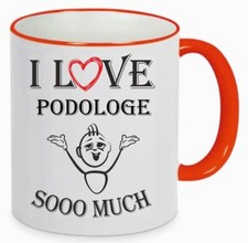 Kaffetasse I Love Podologe so