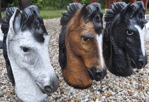 Pferd pferde kopf dekofigur - kopf,,