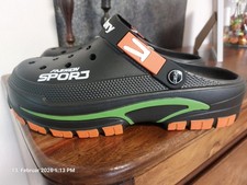 Herren Plateau-Clogs