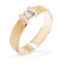 Brillantring aus 585 - , gold
