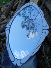 Tiffany Wand-Hänge-Spiegel tifany weiß/perlmutt 