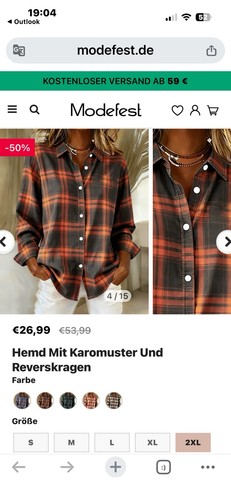 Hemd mit karomuster und - mit,
