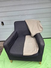 2 Sessel Ikea Karlstad klein mit Wechselbezügen (Bemz).
