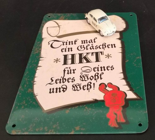Hkt blechschild mit - hkt,