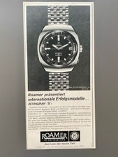 Roamer Stingray S Internationale Erfolgsmodelle 1967 Vintage Watch Ad Werbung
