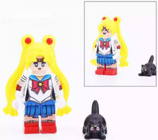 Sailor Moon Figur mit Katze