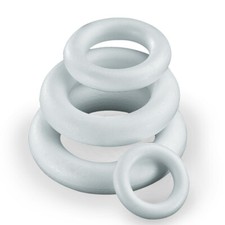 Styropor-Halbring zum Basteln