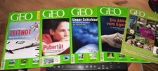 Alte GEO-Hefte, 4 Stück