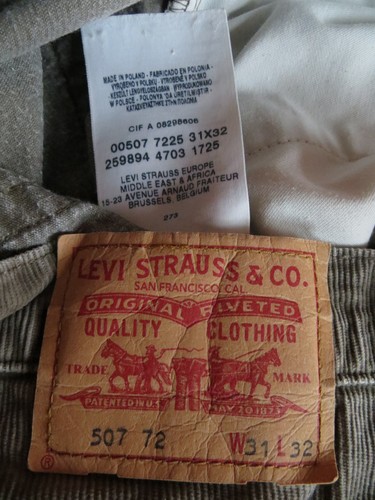 Levi 507 bootcut cord jeans - levi's,