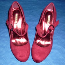 Jumex Pumps High Heels Damenschuhe Damen Schuhe Größe EU 40 Weinrot Synthetik