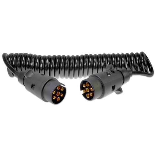 Spiralkabel adrig 12v - 3m,