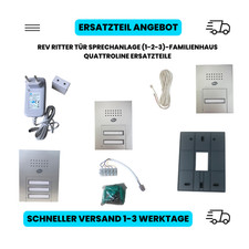 Rev Ritter Tür Sprechanlage (1-2-3)-Familienhaus Quattroline Ersatzteile