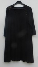 *NEU*WALLIS* schwarzes Strickkleid* Tunika*A-Linie*Gr. 38 40*