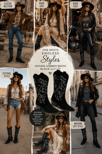 Cami vintage western boots - cami, 41