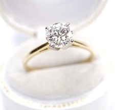 Herrlicher Ring mit einem 1ct
