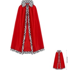 Königsrobe, Königin Robe, Königsumhang, Samt Umhang, Rollenspiel Kostüm, Hall...