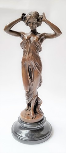 Bronzeskulptur statue frau - bronzeskulptur,