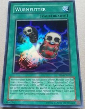 Yu-Gi-Oh!-Karte "Wurmfutter" Super Rare TF04-DE002 + Schutzhülle
