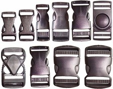 Steckschnalle 10/16/25/30/40/50mm Plastik Gurtschnalle Steckverschluss